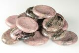 Polished Rhodonite Worry Stones  - Photo 4